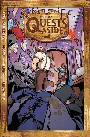 Cover image for QUESTS ASIDE #5 CVR A GOGOU
