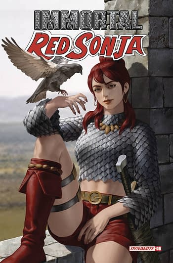 Cover image for IMMORTAL RED SONJA #6 CVR B YOON