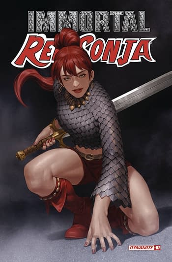 Cover image for IMMORTAL RED SONJA #7 CVR B YOON