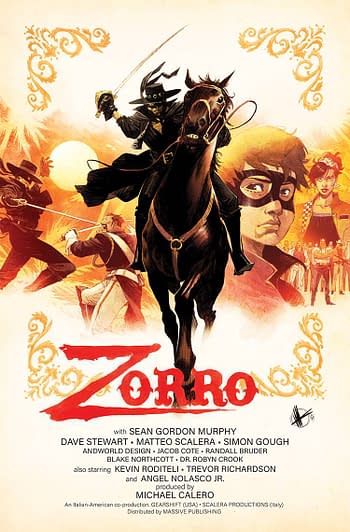Cover image for ZORRO MAN OF THE DEAD #3 (OF 4) CVR C SOMMARIVA (MR)