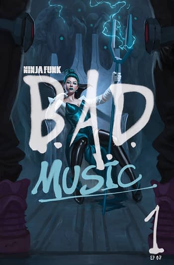 Cover image for NINJA FUNK BAD MUSIC #1 (OF 4) CVR E 25 COPY INCV BARTLING (