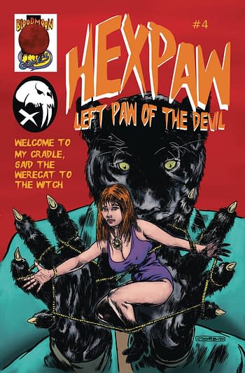 Cover image for HEXPAW LEFT PAW OF DEVIL #4