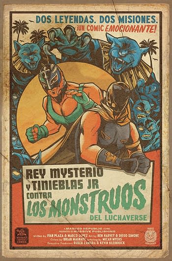 Cover image for LUCHAVERSE CATALYST #1 (OF 3) CVR H 25 COPY INCV POSTER HOMA
