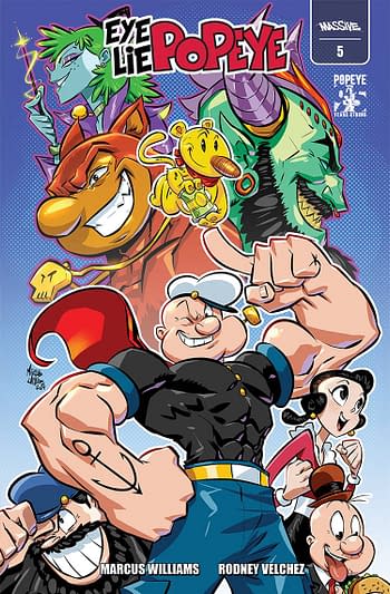 Cover image for EYE LIE POPEYE #5 (OF 5) CVR B WILLIAMS