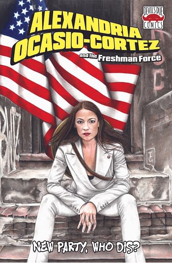 'Make America Empathetic Again' - Preview and Exclusive Covers of Alexandria Ocasio-Cortez And The Freshmen Force #1