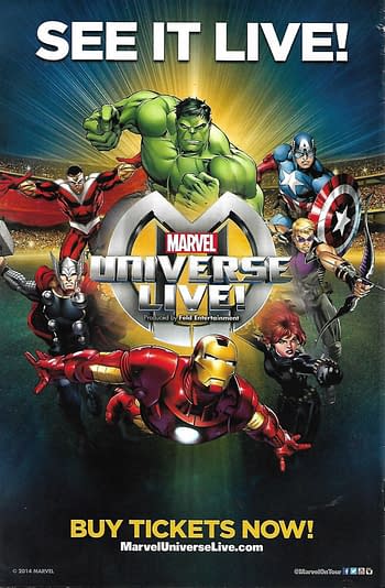 Marvel Universe LIVE! Prelude #1 Back Cover