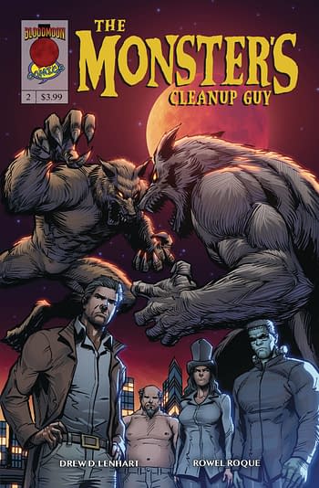 Cover image for MONSTERS CLEAN UP GUY #2 (OF 2) CVR A ROQUE (MR)