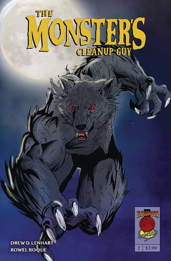 Cover image for MONSTERS CLEAN UP GUY #2 (OF 2) CVR B CHRISTOPHER MICHAEL