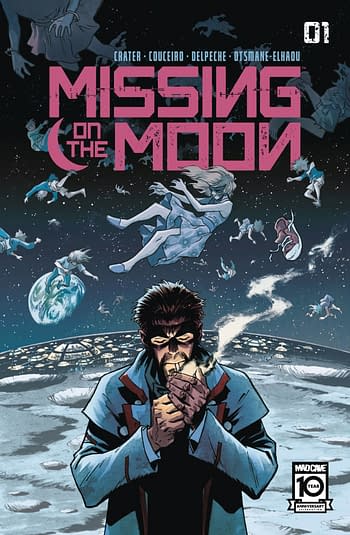 Cover image for MISSING ON THE MOON #1 (OF 4) CVR A DAMIAN COUCIERO