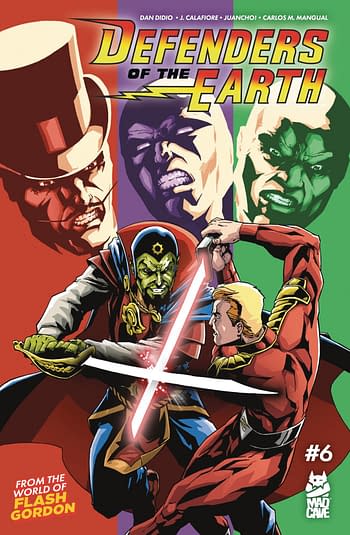 Cover image for DEFENDERS OF THE EARTH #6 (OF 8) CVR A JIM CALAFIORE