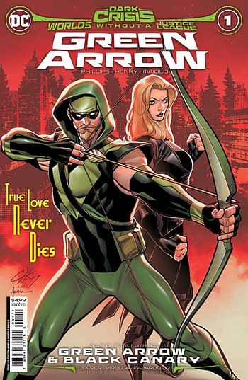 Battle Of The Logos In Dark Crisis: Green Arrow & Black Canary