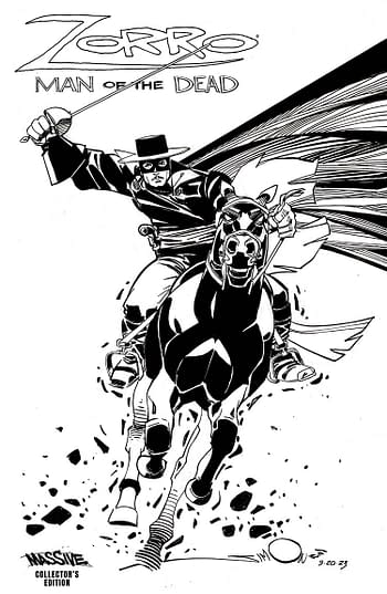 Cover image for ZORRO MAN OF THE DEAD #2 (OF 4) CVR F SIMONSON BACKER UNLOCK