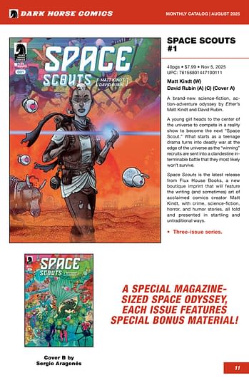 Dark Horse Comics October 2025 Solicits