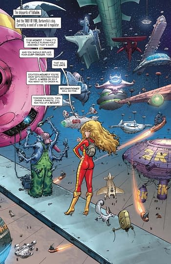 Exclusive Extended Previews: Barbarella #5 and Legenderry Red Sonja #3
