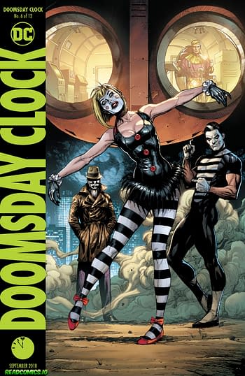Gary Frank's Designs for Mime and Marionette from Doomsday Clock