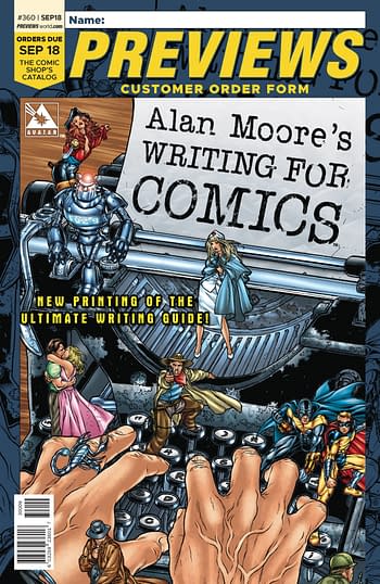 Firefly and Alan Moore on Front of Next Week's Diamond Previews Publications