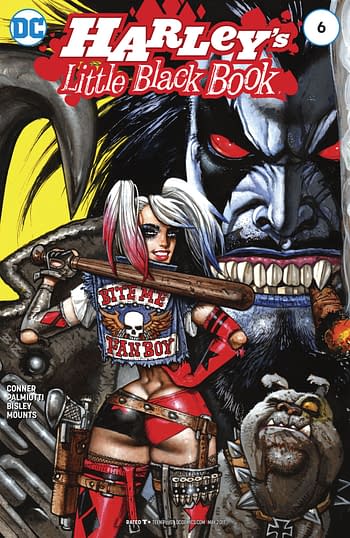 Is Harley Quinn's Little Black Book #6 the First 'Appearance' of Lobo's Daughter, Crush?