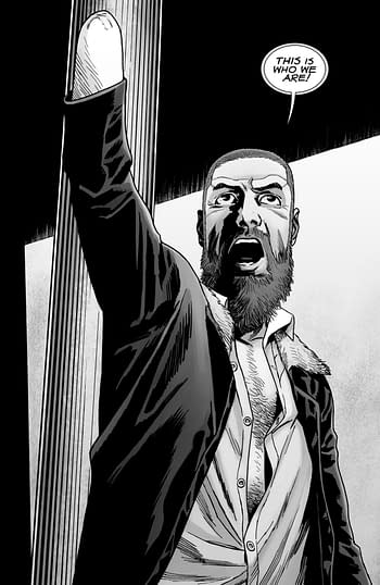 In The Walking Dead #193, Michonne Reads Off The Back Of The Collections (Spoilers)