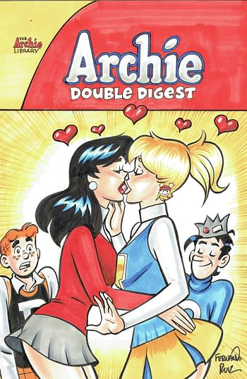 Today, Finally, Betty and Veronica Kiss in the Comics