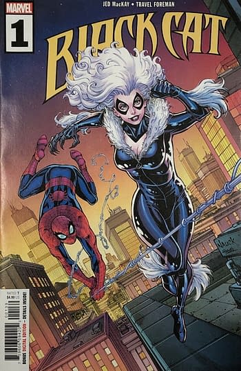 The Walmart Variant Cover of Black Cat #1.