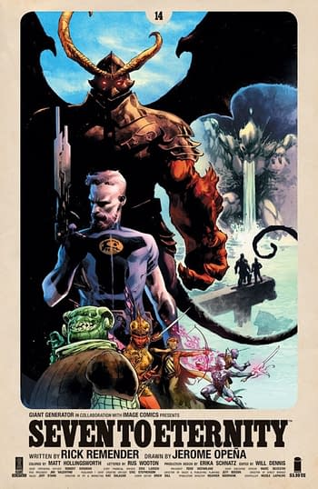 Rick Remender and Jerome Opeña's Seven To Eternity To End With #17