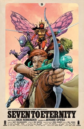 Rick Remender and Jerome Opeña's Seven To Eternity To End With #17