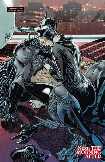 Batman and Catwoman do the hibbity-dibbity during the Nu52.