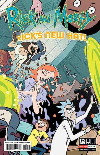 Cover image for RICK AND MORTY RICKS NEW HAT #4 CVR B STERN