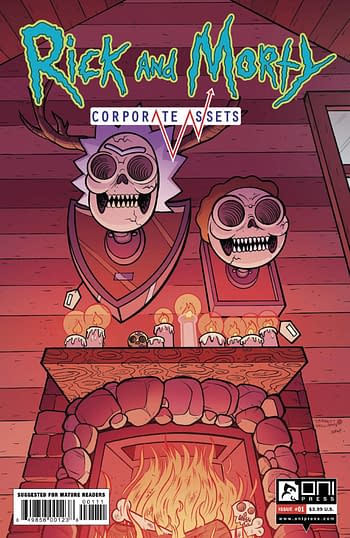 Cover image for RICK AND MORTY CORPORATE ASSESTS #1 CVR A WILLIAMS