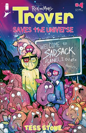 Cover image for TROVER SAVES THE UNIVERSE #4 (OF 5) (MR)