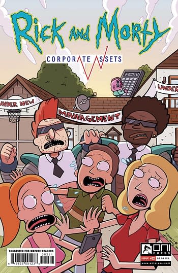 Cover image for RICK AND MORTY CORPORATE ASSESTS #2 CVR A WILLIAMS