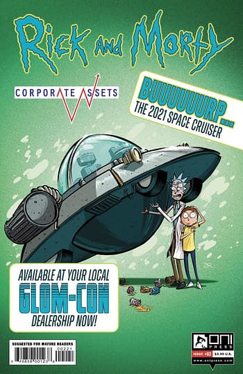 Cover image for RICK AND MORTY CORPORATE ASSESTS #2 CVR B LEE