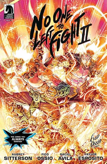 Cover image for NO ONE LEFT TO FIGHT II #4 (OF 5) CVR B OSSIO