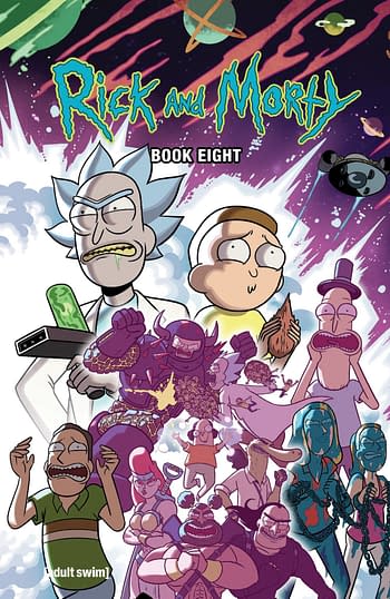 Cover image for RICK AND MORTY BOOK EIGHT DLX ED HC (MR)