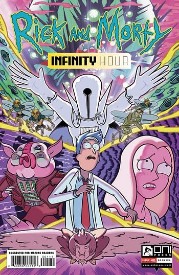 Cover image for RICK AND MORTY INFINITY HOUR #1 CVR A ELLERBY