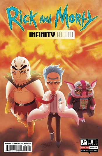 Cover image for RICK AND MORTY INFINITY HOUR #2 CVR B STARLING (MR)