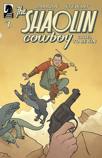 Cover image for SHAOLIN COWBOY CRUEL TO BE KIN #1 (OF 7) CVR C DARROW