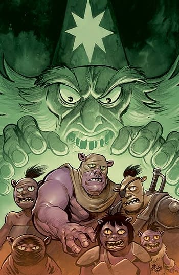 Cover image for ORCS THE WIZARD #1 (OF 4) CVR B POWELL