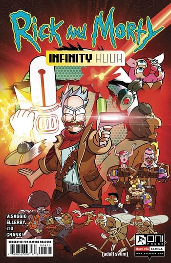 Cover image for RICK AND MORTY INFINITY HOUR #4 CVR A ITO