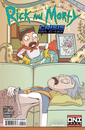 Cover image for RICK AND MORTY CRISIS ON C 137 #1 CVR B TRIZZINO