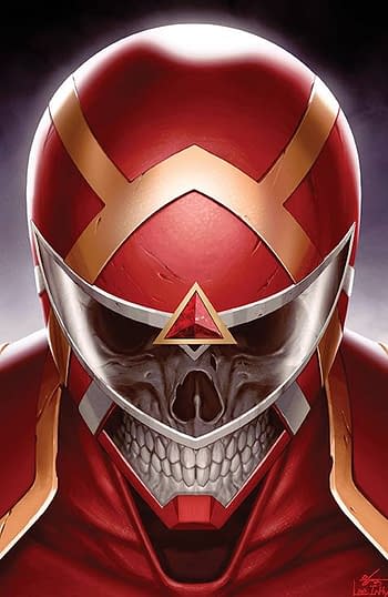 Cover image for MIGHTY MORPHIN POWER RANGERS #100 CVR I 100 COPY INCV LEE (C