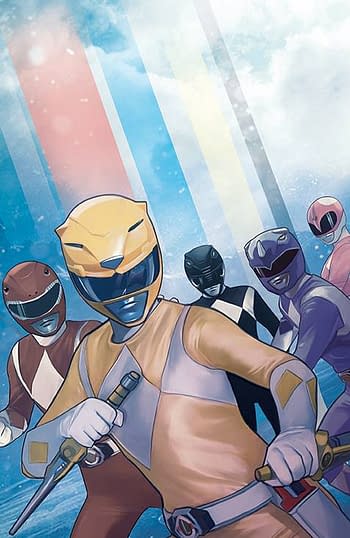 Cover image for MIGHTY MORPHIN POWER RANGERS #101 CVR B TOMASELLI