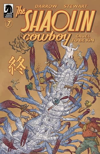 Cover image for SHAOLIN COWBOY CRUEL TO BE KIN #7 (OF 7) CVR A DARROW (MR)