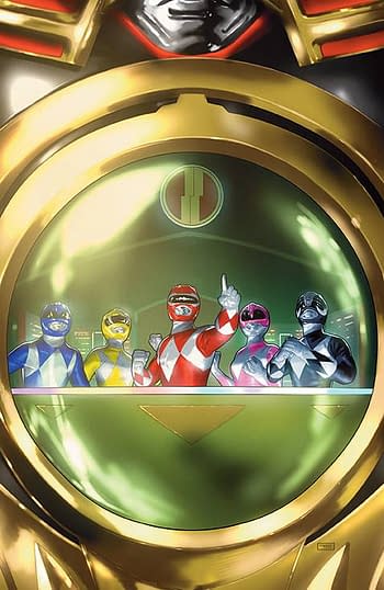 Cover image for MIGHTY MORPHIN POWER RANGERS #103 CVR A CLARKE