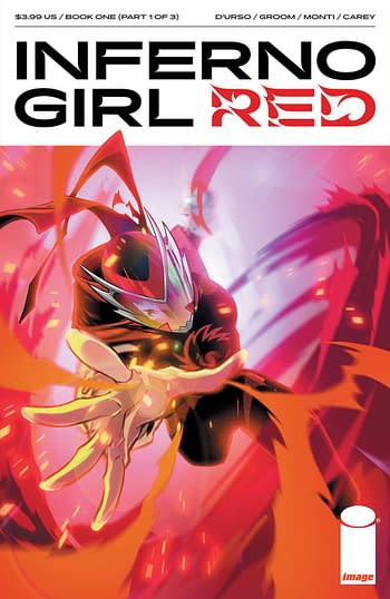 Cover image for INFERNO GIRL RED BOOK ONE #1 (OF 3) CVR B MANNA