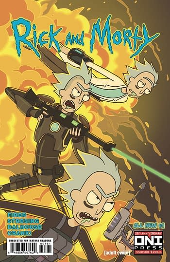 Cover image for RICK AND MORTY #1 CVR F TRIZZINO (MR)