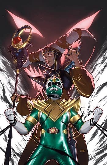 Cover image for MIGHTY MORPHIN POWER RANGERS #104 CVR E UNLOCKABLE VAR