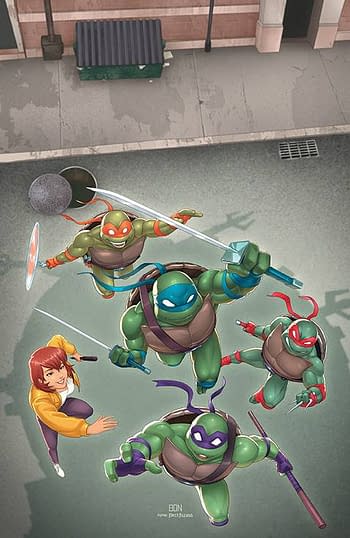 Cover image for MMPR TMNT II #2 (OF 5) CVR D TMNT VAR BERNARDO