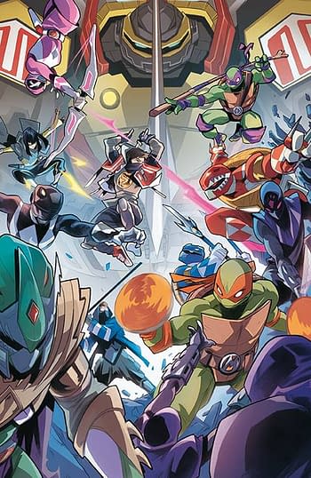 Cover image for MMPR TMNT II #2 (OF 5) CVR I 150 COPY INCV RAGAZZONI