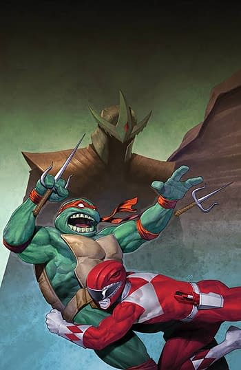 Cover image for MMPR TMNT II #2 (OF 5) CVR K 250 COPY INCV OLIVETTI